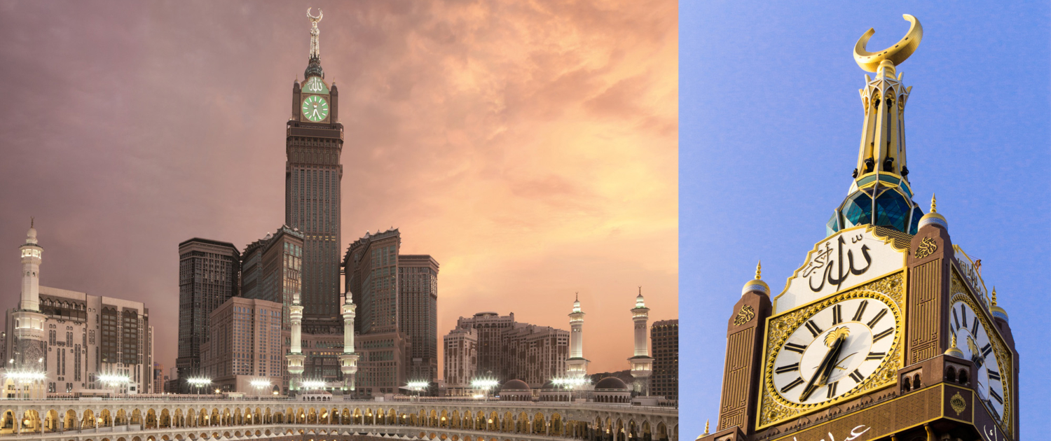 In Mecca stands the second tallest building in the world, the Royal Clock Tower, designed and constructed by Scheurer Swiss GmbH.